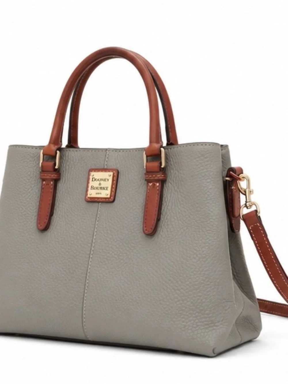 Dooney & bourke pebble grain leather satchel crossbody